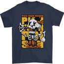 Pick Your Poison Beer Alcohol Skull Skeleton Mens T-Shirt 100% Cotton Navy Blue