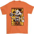 Pick Your Poison Beer Alcohol Skull Skeleton Mens T-Shirt 100% Cotton Orange