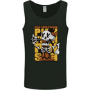 Pick Your Poison Beer Alcohol Skull Skeleton Mens Vest Tank Top Black