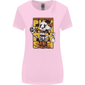 Pick Your Poison Beer Alcohol Skull Skeleton Womens Wider Cut T-Shirt Light Pink