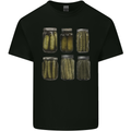 Pickle Jars Gurkins Cucumber Mens Cotton T-Shirt Tee Top Black