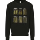 Pickle Jars Gurkins Cucumber Mens Sweatshirt Jumper Black