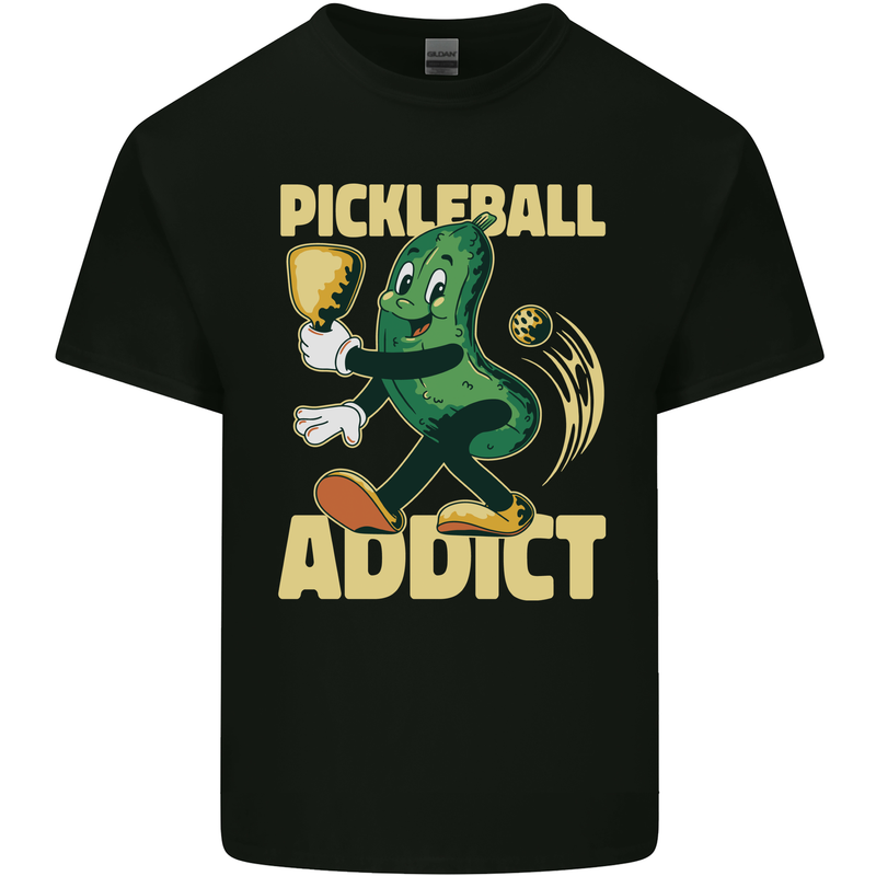 Pickleball Addict Kids T-Shirt Childrens Black