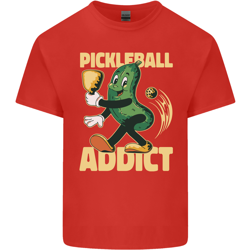 Pickleball Addict Kids T-Shirt Childrens Red