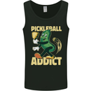 Pickleball Addict Mens Vest Tank Top Black