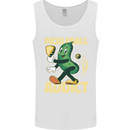 Pickleball Addict Mens Vest Tank Top White