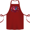 Pink or Blue New Baby Pregnancy Pregnant Cotton Apron 100% Organic Maroon