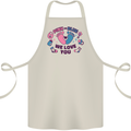 Pink or Blue New Baby Pregnancy Pregnant Cotton Apron 100% Organic Natural