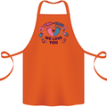 Pink or Blue New Baby Pregnancy Pregnant Cotton Apron 100% Organic Orange