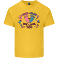 Pink or Blue New Baby Pregnancy Pregnant Kids T-Shirt Childrens Yellow