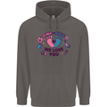 Pink or Blue New Baby Pregnancy Pregnant Mens 80% Cotton Hoodie Charcoal