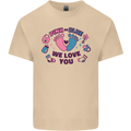 Pink or Blue New Baby Pregnancy Pregnant Mens Cotton T-Shirt Tee Top Sand