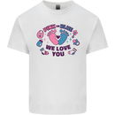 Pink or Blue New Baby Pregnancy Pregnant Mens Cotton T-Shirt Tee Top White
