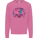 Pink or Blue New Baby Pregnancy Pregnant Mens Sweatshirt Jumper Azalea