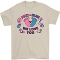 Pink or Blue New Baby Pregnancy Pregnant Mens T-Shirt 100% Cotton Sand
