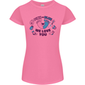 Pink or Blue New Baby Pregnancy Pregnant Womens Petite Cut T-Shirt Azalea