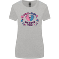 Pink or Blue New Baby Pregnancy Pregnant Womens Wider Cut T-Shirt Sports Grey