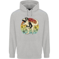 Pirate Pi T-Rex Funny Dinosaur Maths Mens 80% Cotton Hoodie Sports Grey