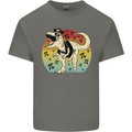 Pirate Pi T-Rex Funny Dinosaur Maths Mens Cotton T-Shirt Tee Top Charcoal