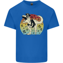 Pirate Pi T-Rex Funny Dinosaur Maths Mens Cotton T-Shirt Tee Top Royal Blue