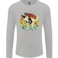Pirate Pi T-Rex Funny Dinosaur Maths Mens Long Sleeve T-Shirt Sports Grey