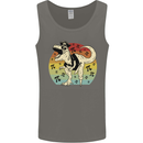 Pirate Pi T-Rex Funny Dinosaur Maths Mens Vest Tank Top Charcoal
