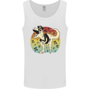 Pirate Pi T-Rex Funny Dinosaur Maths Mens Vest Tank Top White