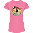 Pirate Pi T-Rex Funny Dinosaur Maths Womens Petite Cut T-Shirt Azalea