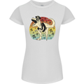 Pirate Pi T-Rex Funny Dinosaur Maths Womens Petite Cut T-Shirt White