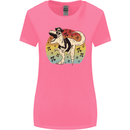 Pirate Pi T-Rex Funny Dinosaur Maths Womens Wider Cut T-Shirt Azalea