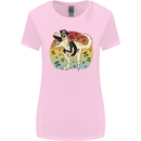 Pirate Pi T-Rex Funny Dinosaur Maths Womens Wider Cut T-Shirt Light Pink