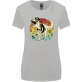 Pirate Pi T-Rex Funny Dinosaur Maths Womens Wider Cut T-Shirt Sports Grey