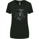 Pirate Skull 1 Womens Wider Cut T-Shirt Black