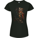 Pirate Skull 2 Womens Petite Cut T-Shirt Black