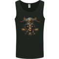 Pirate Skull 3 Mens Vest Tank Top Black