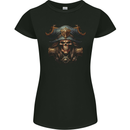 Pirate Skull 3 Womens Petite Cut T-Shirt Black