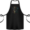 Pirate Skull 4 Cotton Apron 100% Organic Black