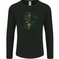 Pirate Skull 4 Mens Long Sleeve T-Shirt Black