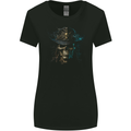 Pirate Skull 4 Womens Wider Cut T-Shirt Black