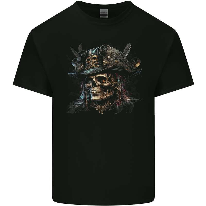 Pirate Skull 5 Kids T-Shirt Childrens Black