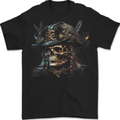 Pirate Skull 5 Mens T-Shirt 100% Cotton BLACK