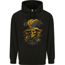 Pirate Skull 6 Childrens Kids Hoodie Black