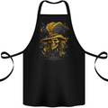 Pirate Skull 6 Cotton Apron 100% Organic Black