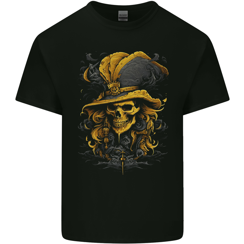 Pirate Skull 6 Kids T-Shirt Childrens Black