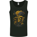 Pirate Skull 6 Mens Vest Tank Top Black