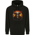 Pirate Skull 7 Mens 80% Cotton Hoodie Black