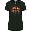 Pirate Skull 8 Womens Wider Cut T-Shirt Black