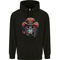 Pirate Sugar Skull Day of the Dead DOTD Childrens Kids Hoodie Black