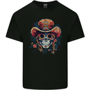 Pirate Sugar Skull Day of the Dead DOTD Kids T-Shirt Childrens Black
