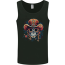 Pirate Sugar Skull Day of the Dead DOTD Mens Vest Tank Top Black